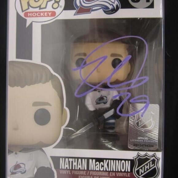 Nathan MacKinnon signed Funko Pop! Hockey NHL Avalanche Nathan MacKinnon #84 - Picture 1 of 3
